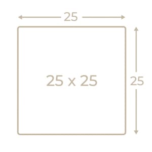 25X25