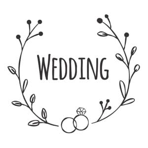 Wedding with Ornament
