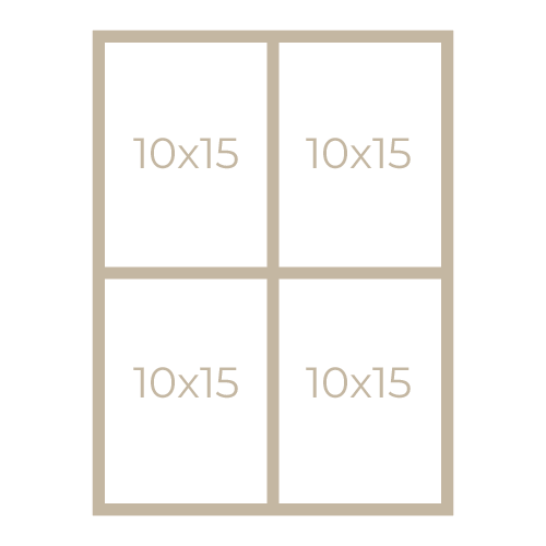Чотири відсіка для фото 10х15
